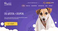 Desktop Screenshot of expressdogwash.com.au